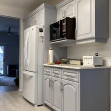 Bright but not White! Kitchen Cabinet Makeover in Winnipeg, Manitoba 3